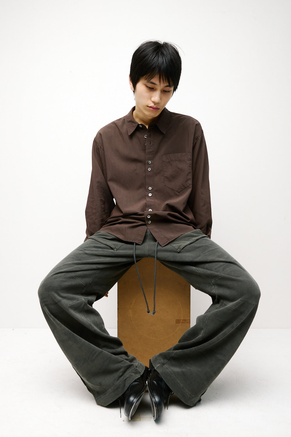 Hatchingroom - Reverse Sweat Pants Camo (Dark Khaki) product image 9 | TRAB K-Fashion Australia