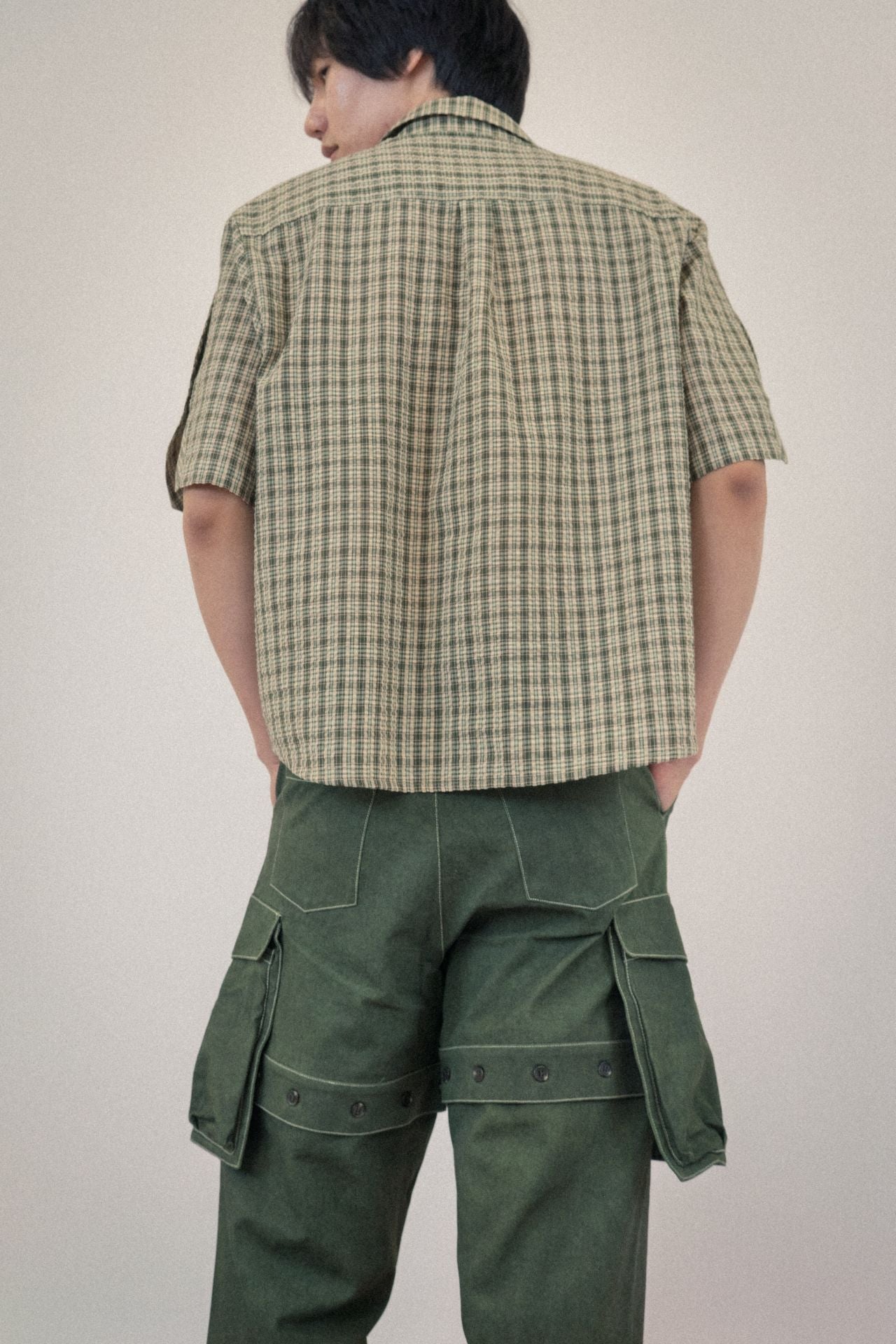 Ioedle - Assembled Cargo Pants With Screws Loosened (Green) product image 11 | TRAB K-Fashion Australia