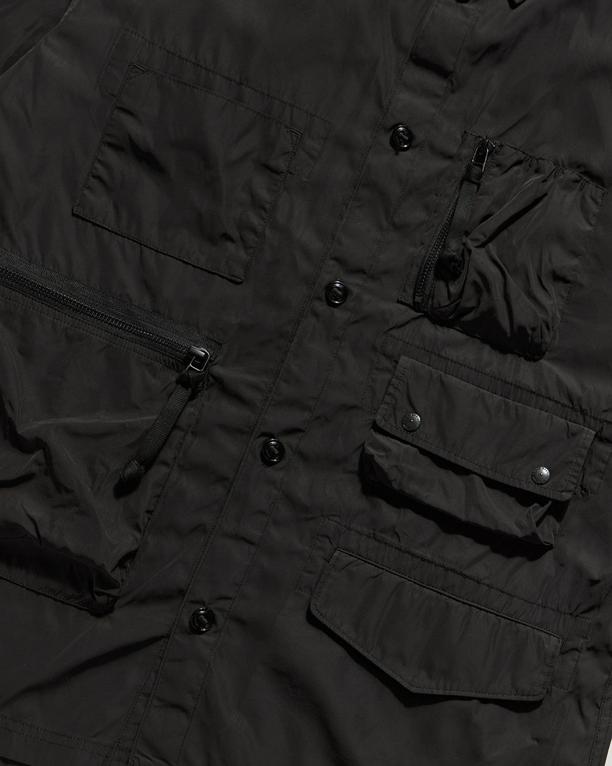 Eastlogue - Mil Multi Pocket Half Shirts (Black) product image 10 | TRAB K-Fashion Australia