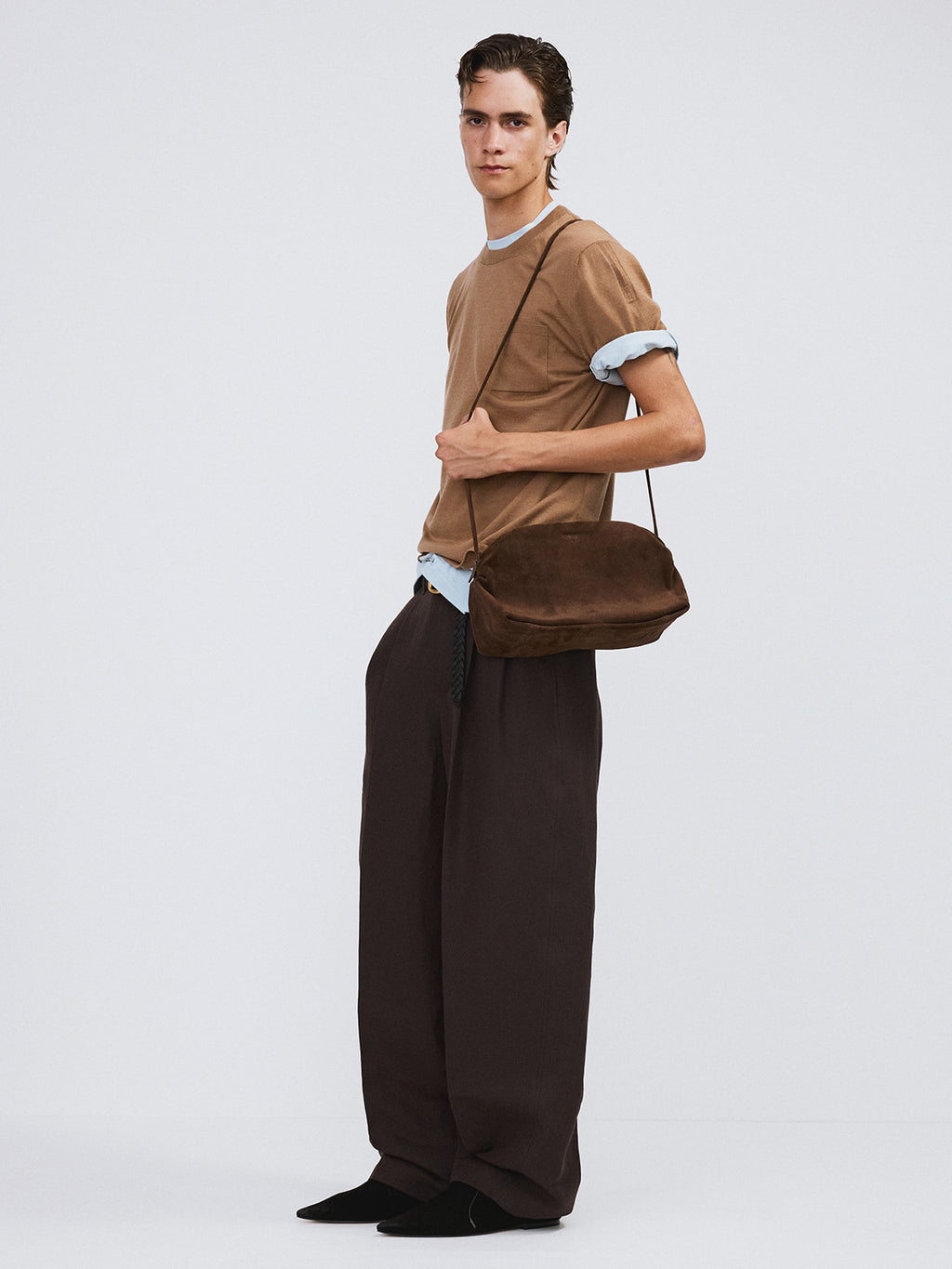 Recto - Pocket Wool Knit Top (Ochre) product image 3 | TRAB K-Fashion Australia