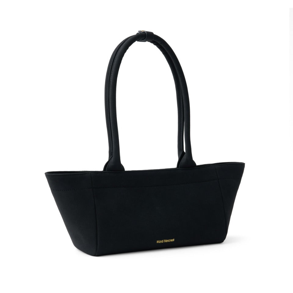 Mardi Mercredi - Suede East West Bag (Black) product image 1 | TRAB K-Fashion Australia