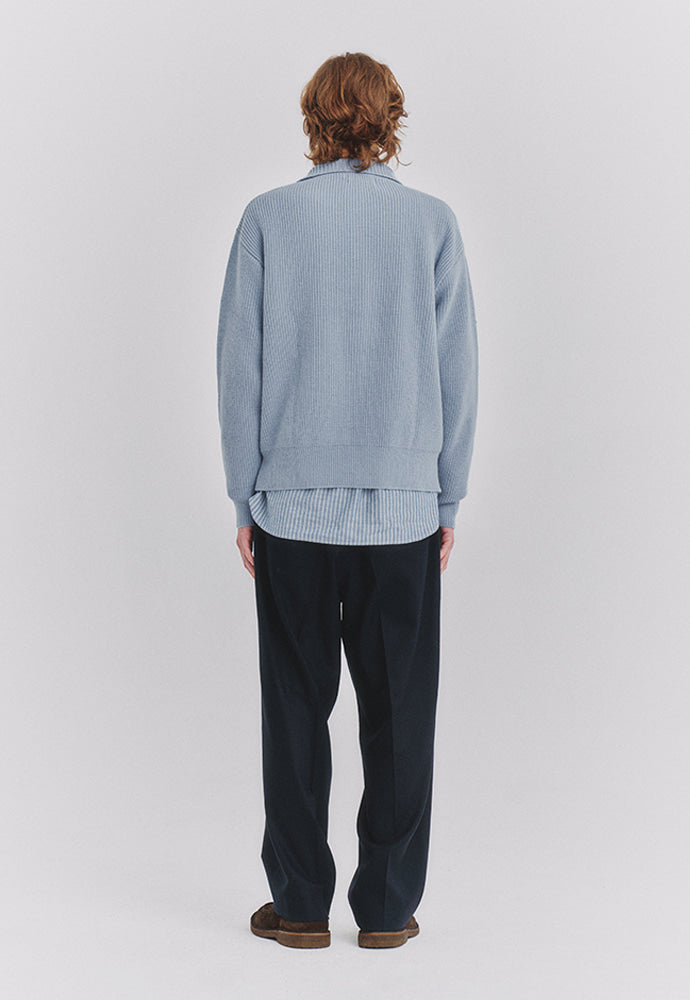 Art if acts - Half Zipup Turtle Neck Knit (Airy) product image 4 | TRAB K-Fashion Australia