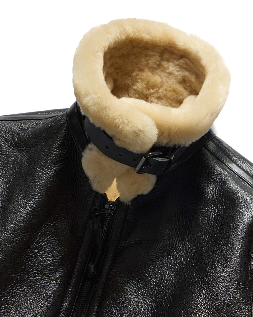 Eastlogue - Aviator Shearling Mouton Parka (Black) product image 11 | TRAB K-Fashion Australia