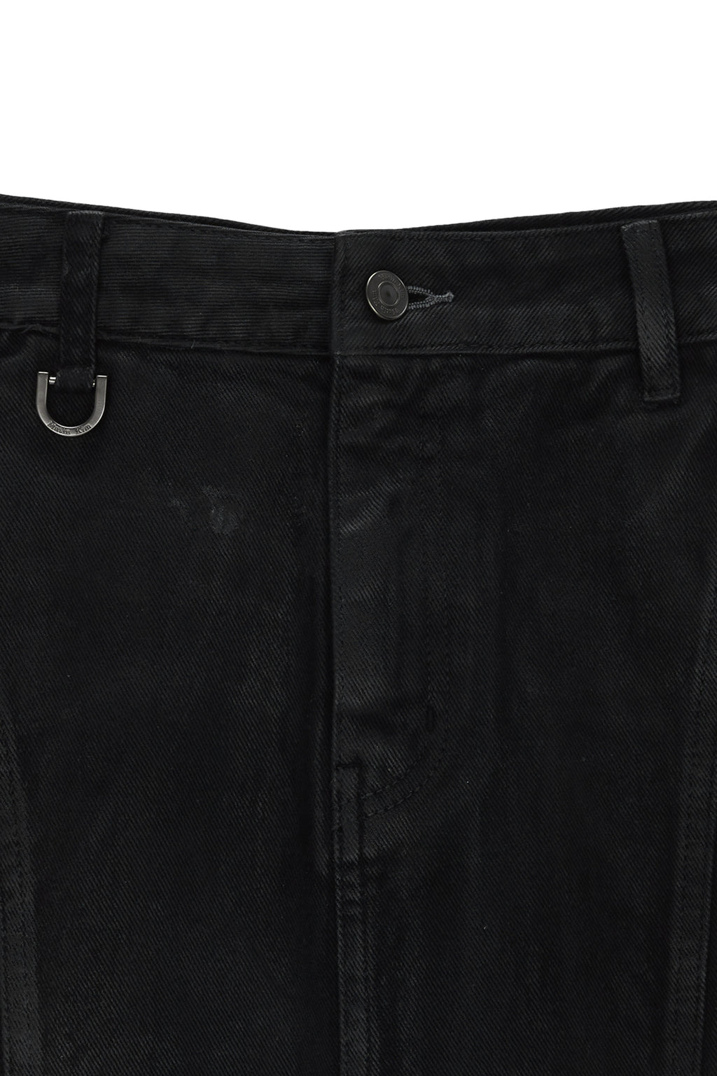 Matin Kim - Wax Coating Denim Skirt (Black) product image 3 | TRAB K-Fashion Australia