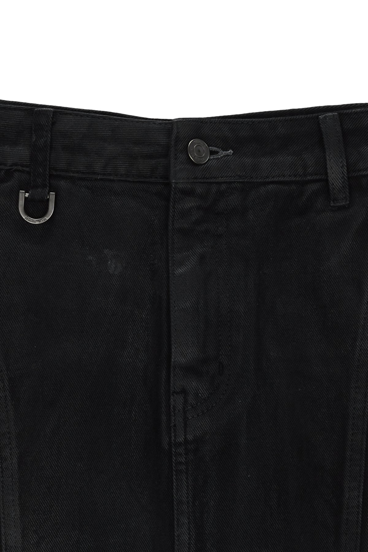 Matin Kim - Wax Coating Denim Skirt (Black) product image 3 | TRAB K-Fashion Australia