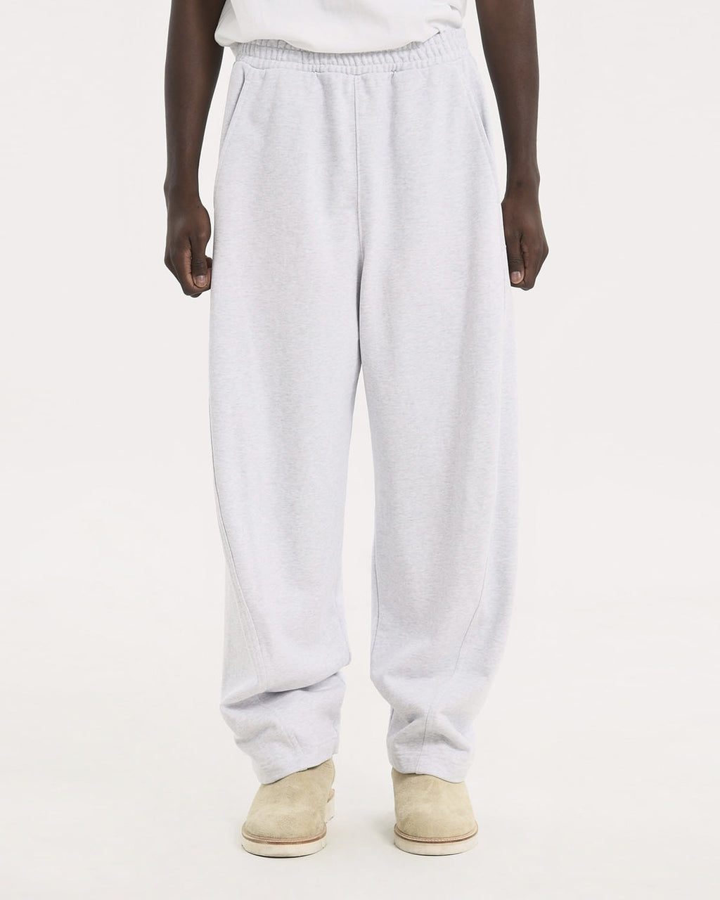 Brownyard - Baggy Sweat Pants (Light Grey) product image 1 | TRAB K-Fashion Australia