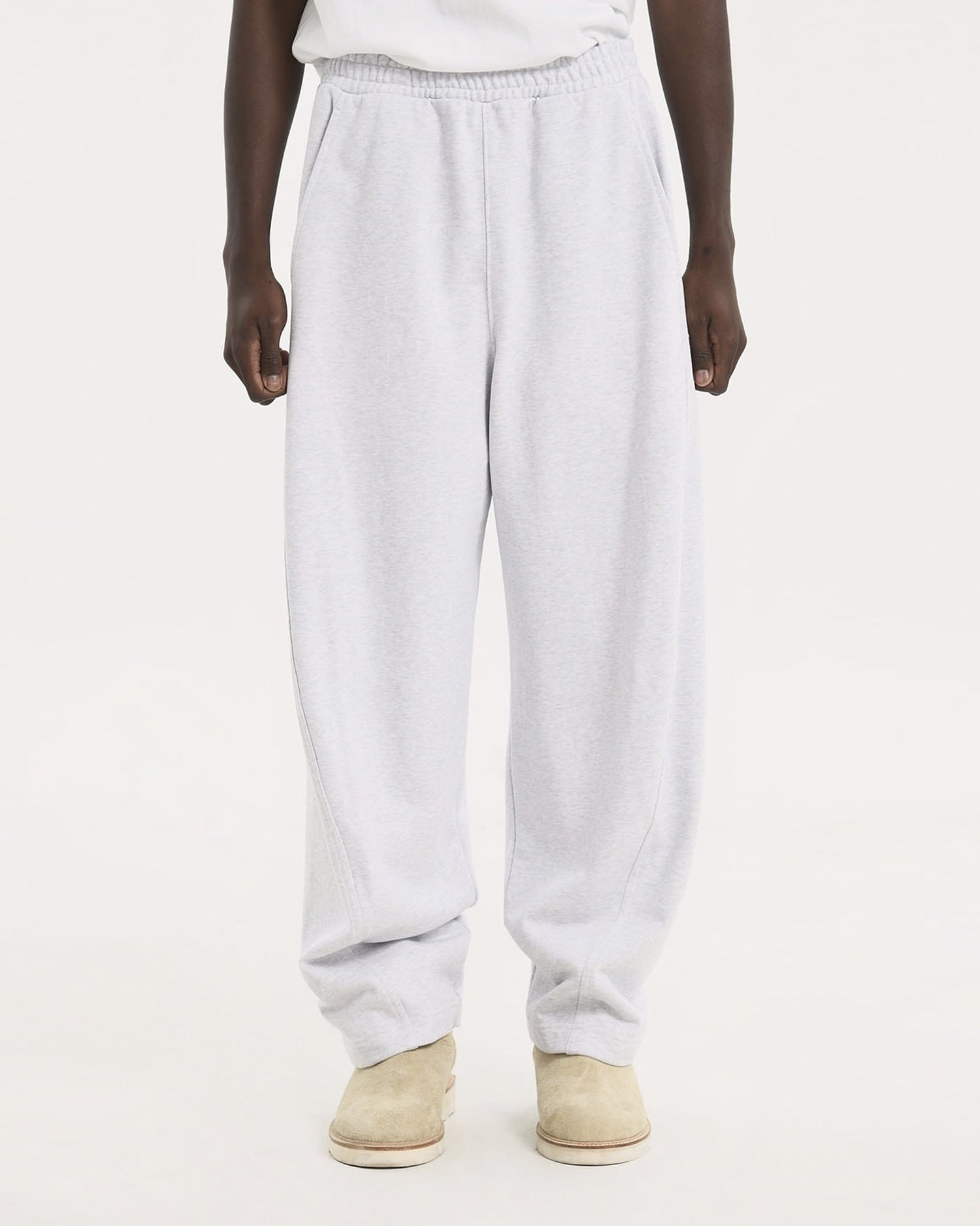 Brownyard - Baggy Sweat Pants (Light Grey) product image 1 | TRAB K-Fashion Australia