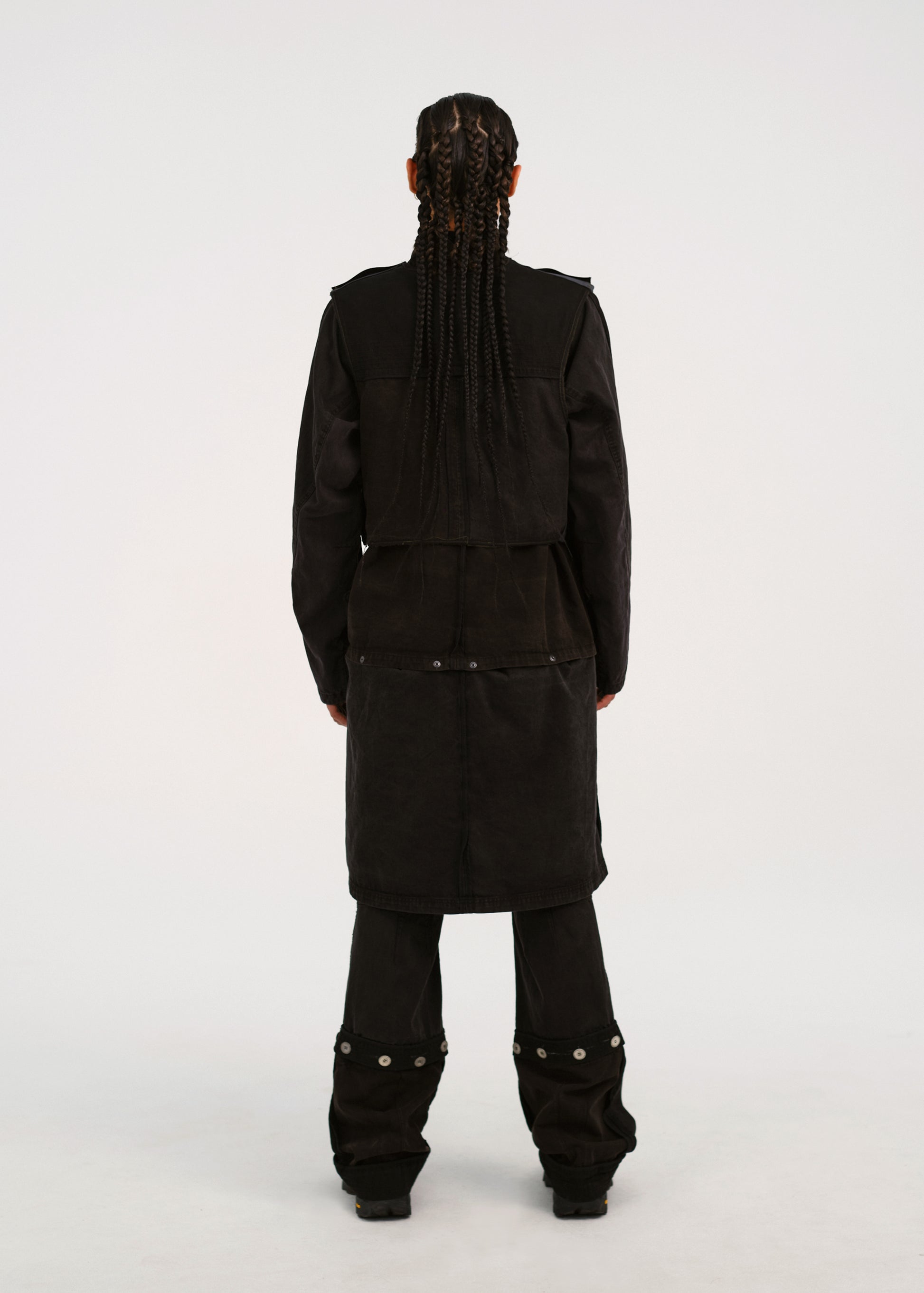 Hyein Seo - Patchwork Vest (Stone) product image 4 | TRAB K-Fashion Australia