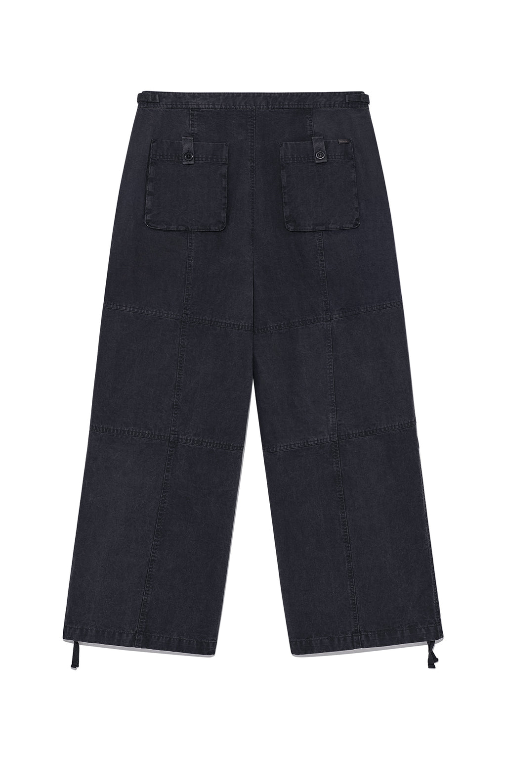 Matin Kim - Patch Point Washed Cotton Pants (Charcoal) product image 2 | TRAB K-Fashion Australia