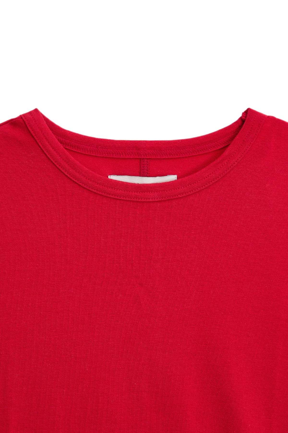 Matin Kim - Mini Label Shirring Top (Red) product image 3 | TRAB K-Fashion Australia