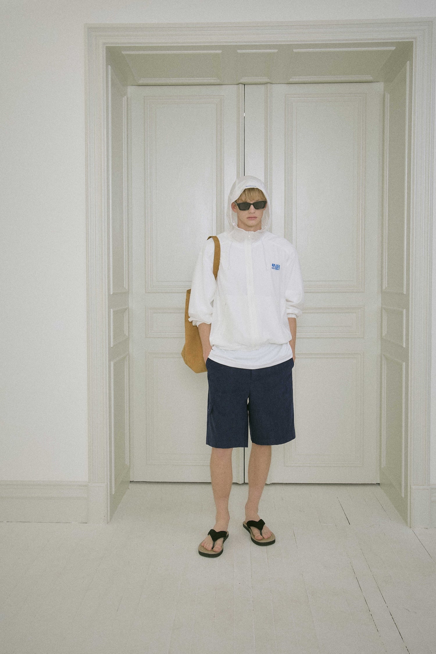 Stu - Stripe Windbreaker (White) product image 15 | TRAB K-Fashion Australia