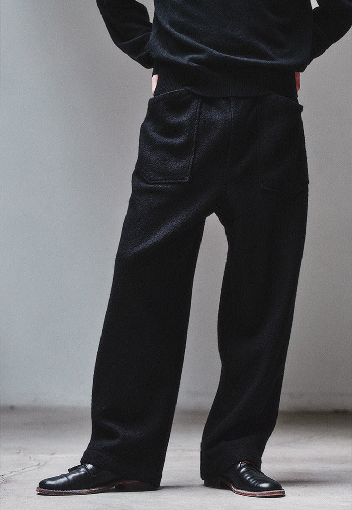 Art if acts - Washed Wool US M-35 Pants (Black) product image 1 | TRAB K-Fashion Australia