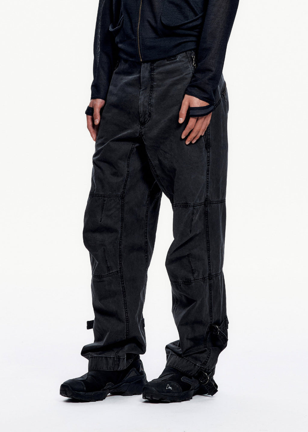 Hyein Seo - Washed Rider Pants (Midnight) product image 1 | TRAB K-Fashion Australia