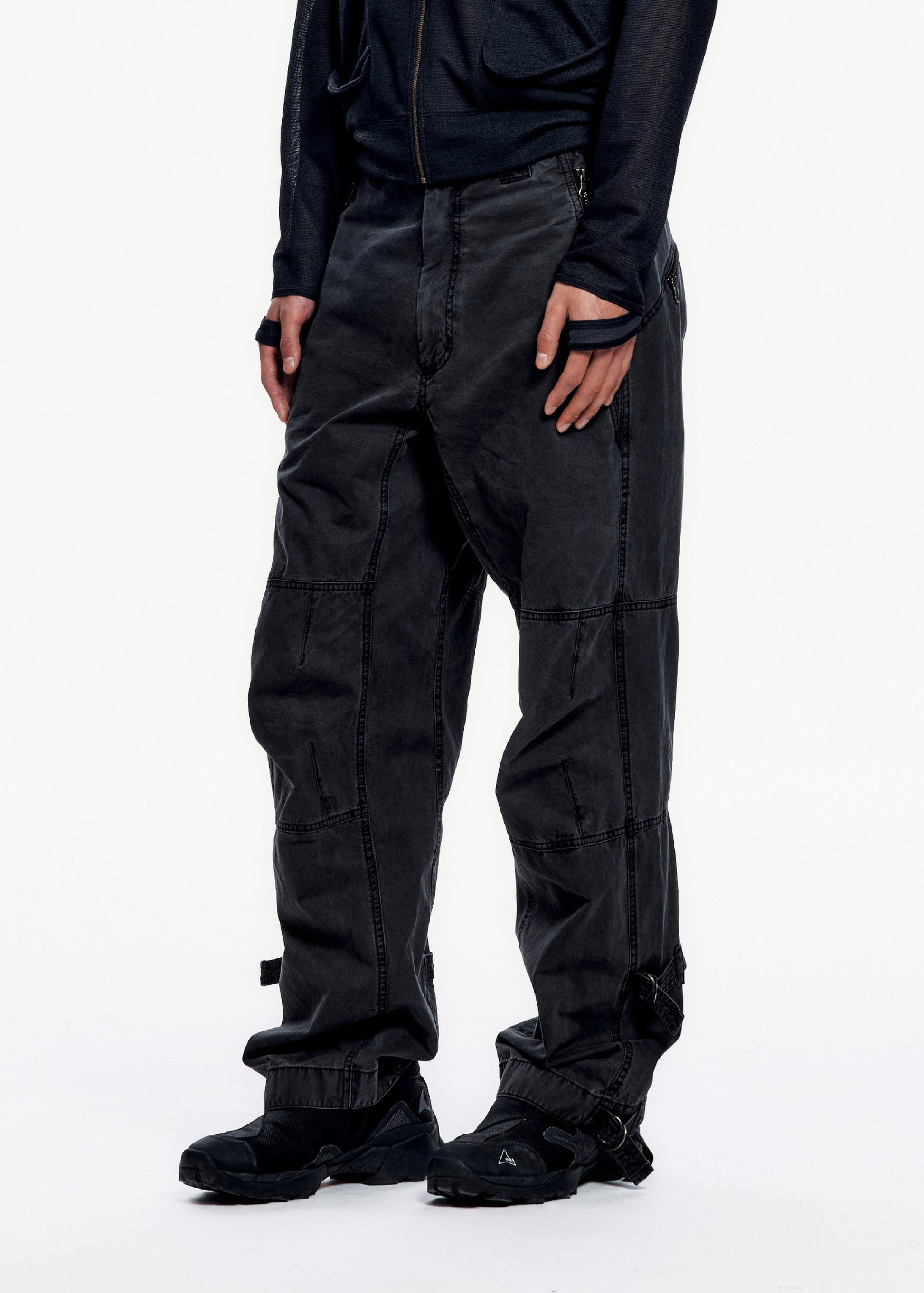 Hyein Seo - Washed Rider Pants (Midnight) product image 1 | TRAB K-Fashion Australia