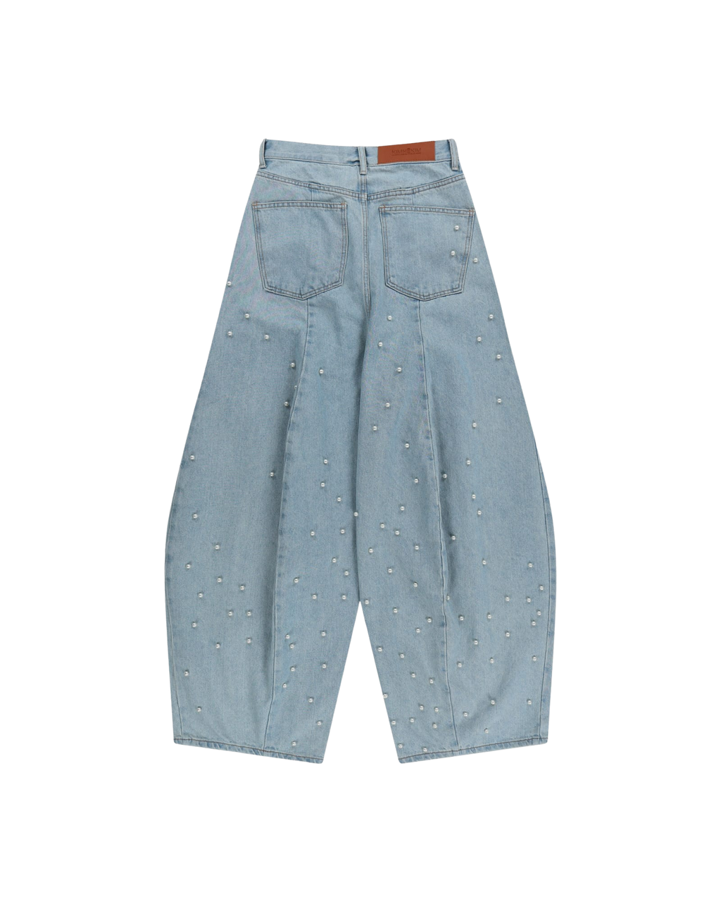 Kimhe Kim - Pearl Embellished Balloon Jeans (Sky Blue) product image 14 | TRAB K-Fashion Australia