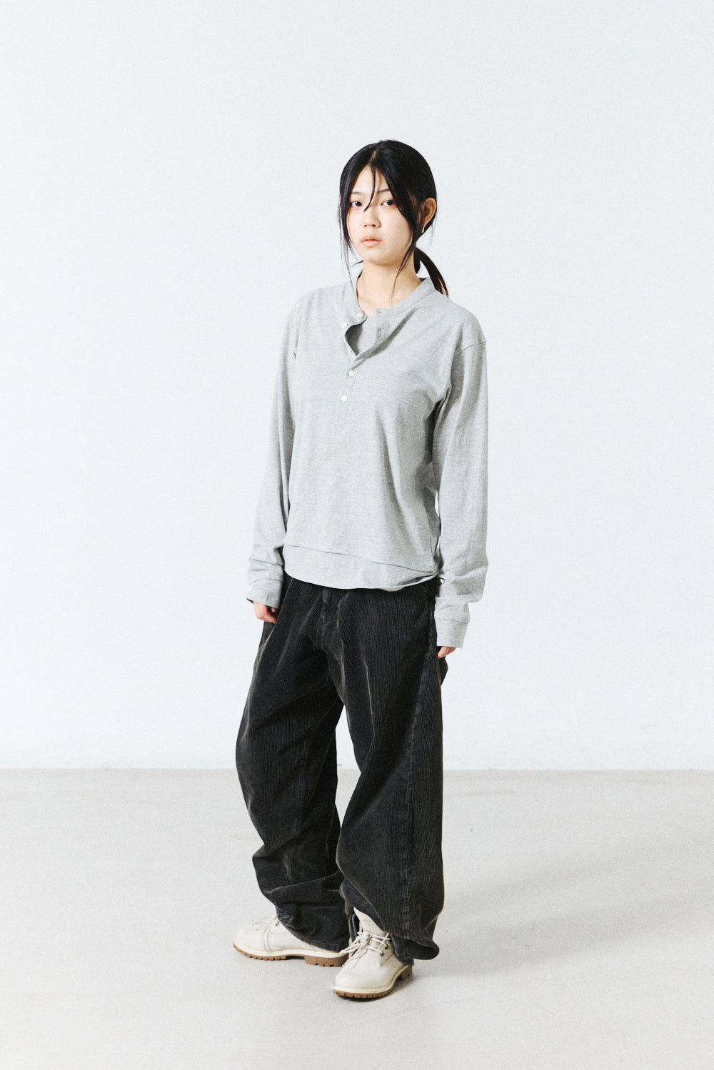 Hatchingroom - Dual Front Tee (M.Grey) product image 9 | TRAB K-Fashion Australia