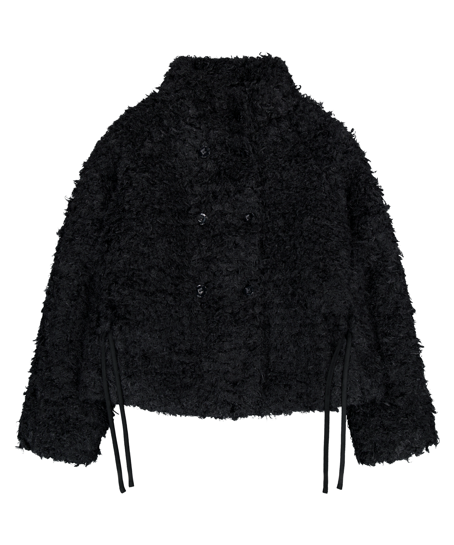Coyseio - Hairy Fur Jacket (Black) product image 1 | TRAB K-Fashion Australia