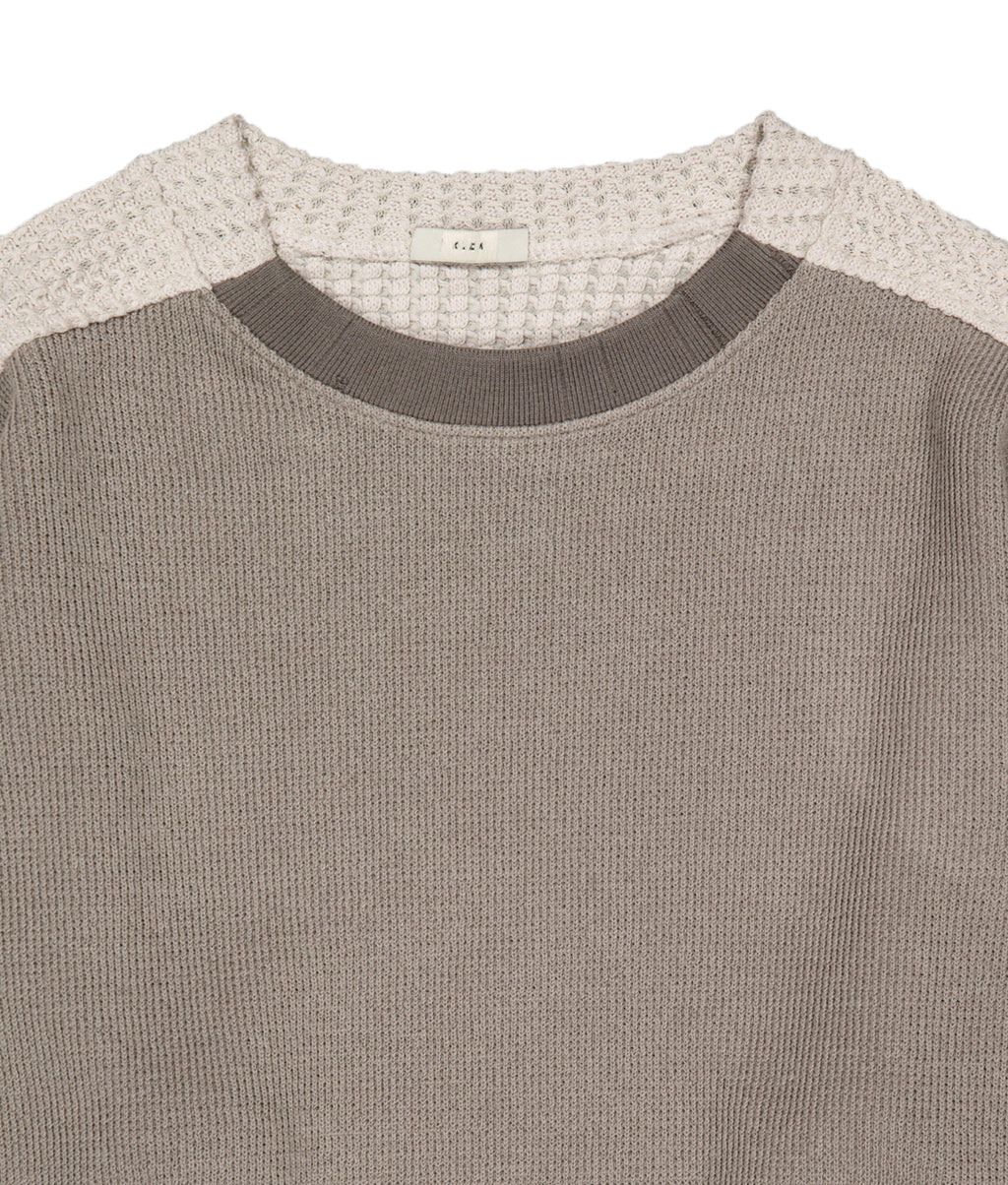 XLIM - Ep.8 01 Knit (Dusty Grey / Light Brown) product image 7 | TRAB K-Fashion Australia
