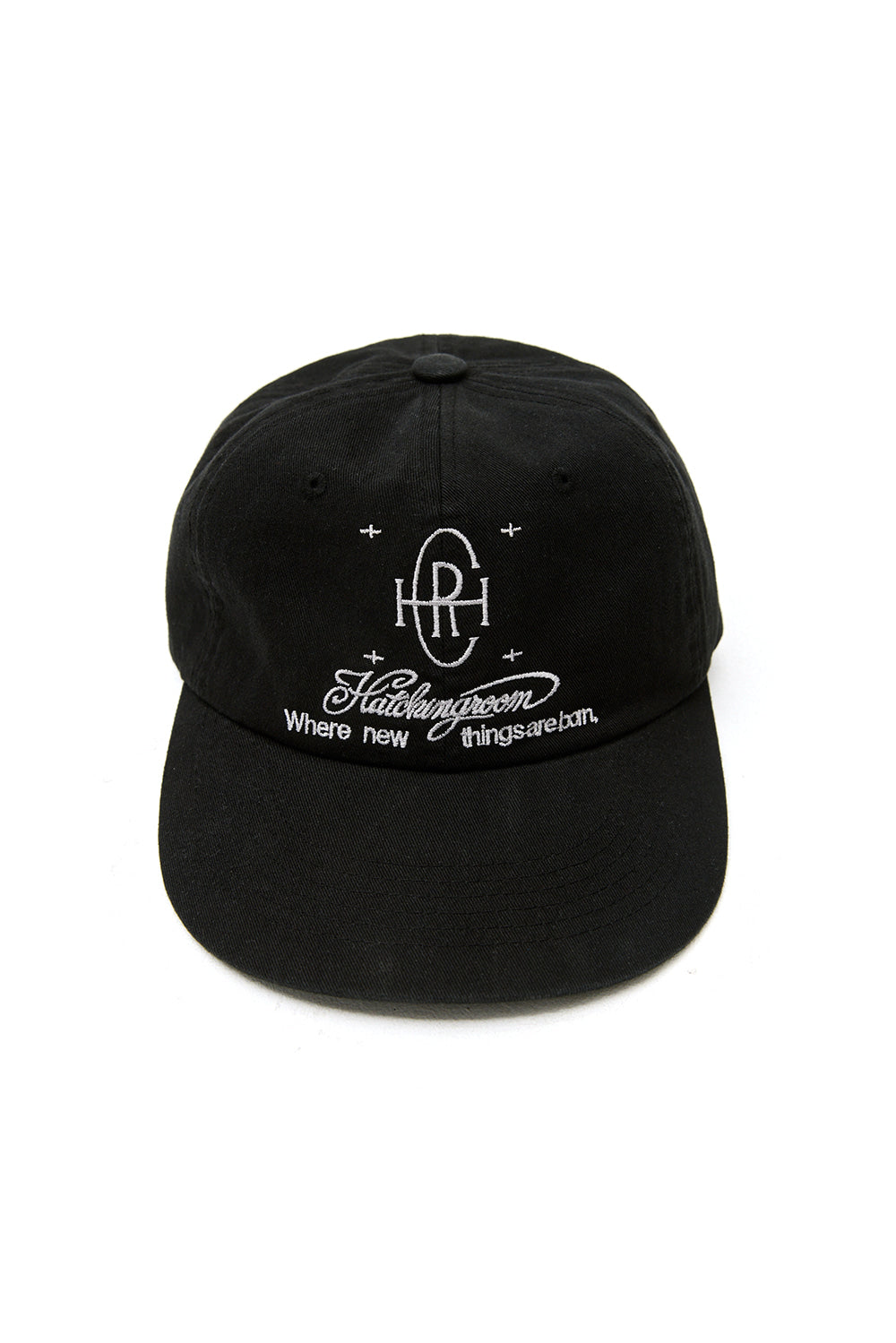Hatchingroom - Logo Cap (Washed Black) product image 1 | TRAB K-Fashion Australia