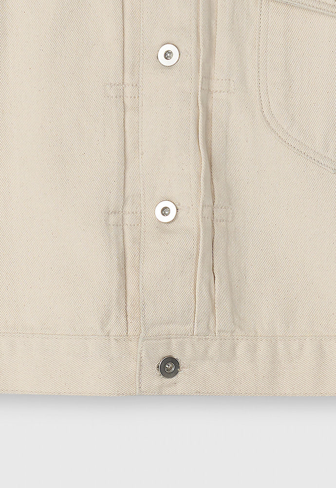 Tonywack - Denim Trucker Jacket 01 (Ecru) product image 12 | TRAB K-Fashion Australia