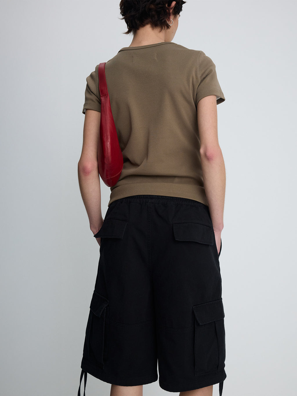Tonywack - Garment-Washed Cargo Shorts (Black) product image 8 | TRAB K-Fashion Australia