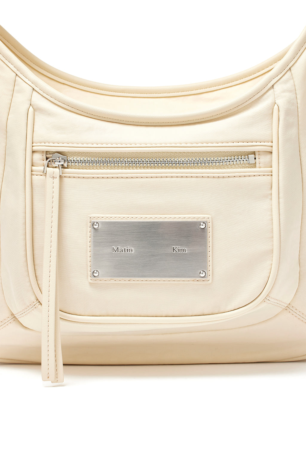 Matin Kim - Nylon Pocket Bag (Beige) product image 3 | TRAB K-Fashion Australia