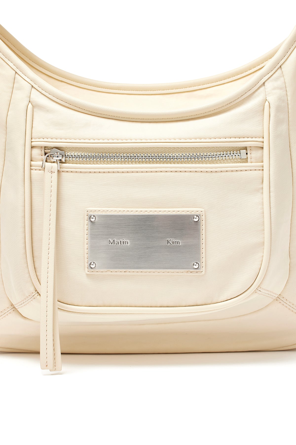 Matin Kim - Nylon Pocket Bag (Beige) product image 3 | TRAB K-Fashion Australia
