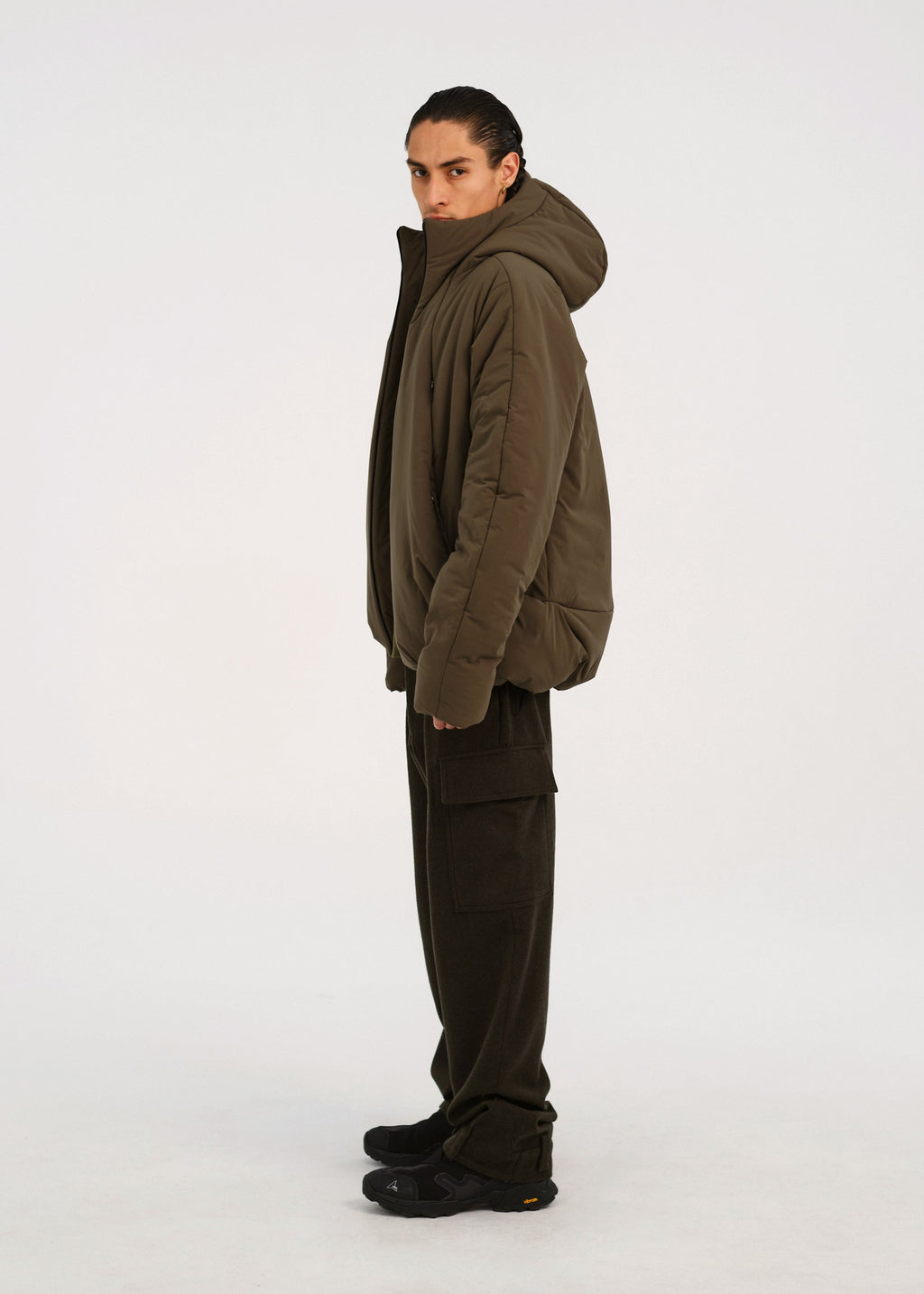 Hyein Seo - Puffer Jacket (Khaki) product image 2 | TRAB K-Fashion Australia