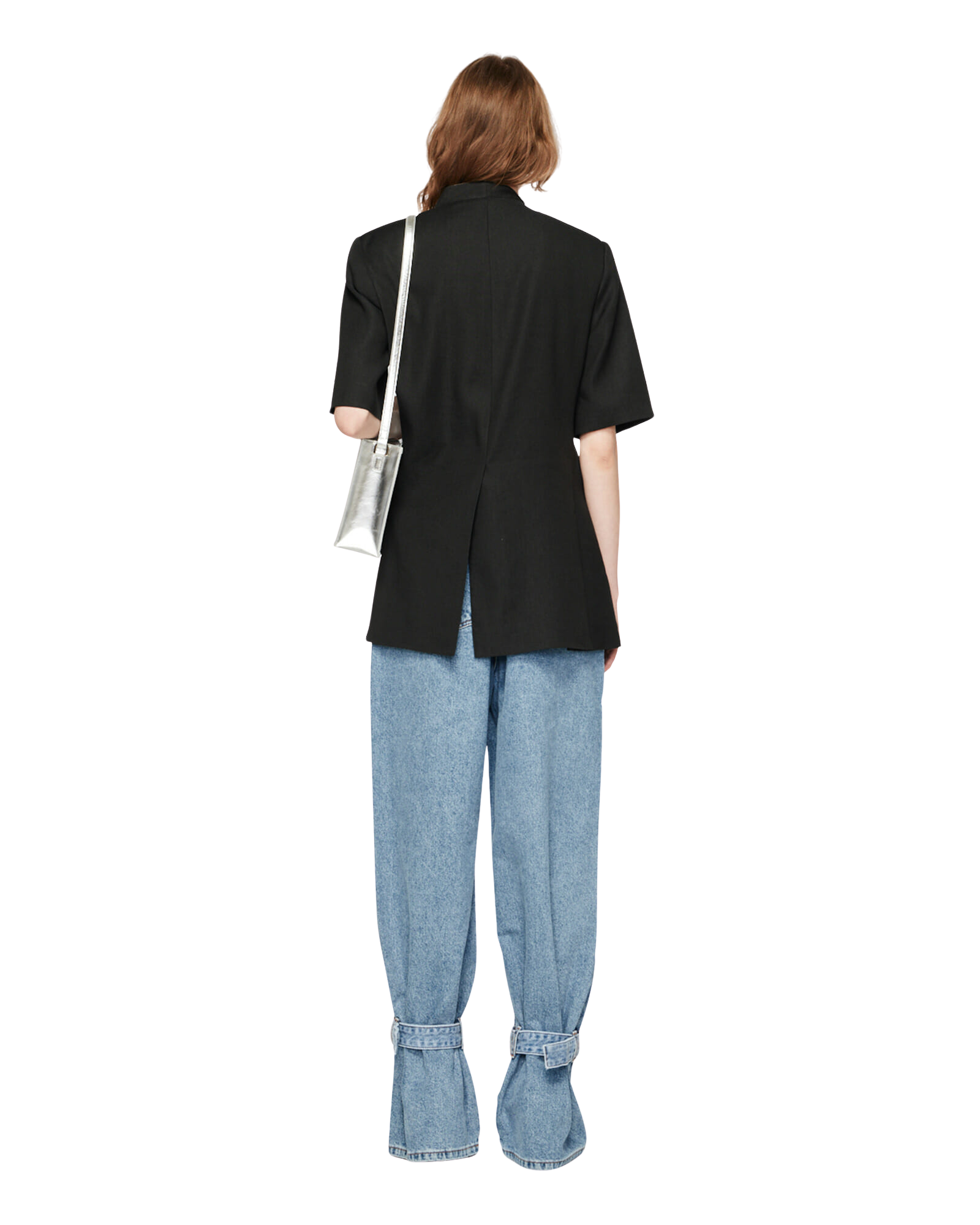 Kimhe Kim - Ng Ankle Tied Jeans (Blue) product image 4 | TRAB K-Fashion Australia
