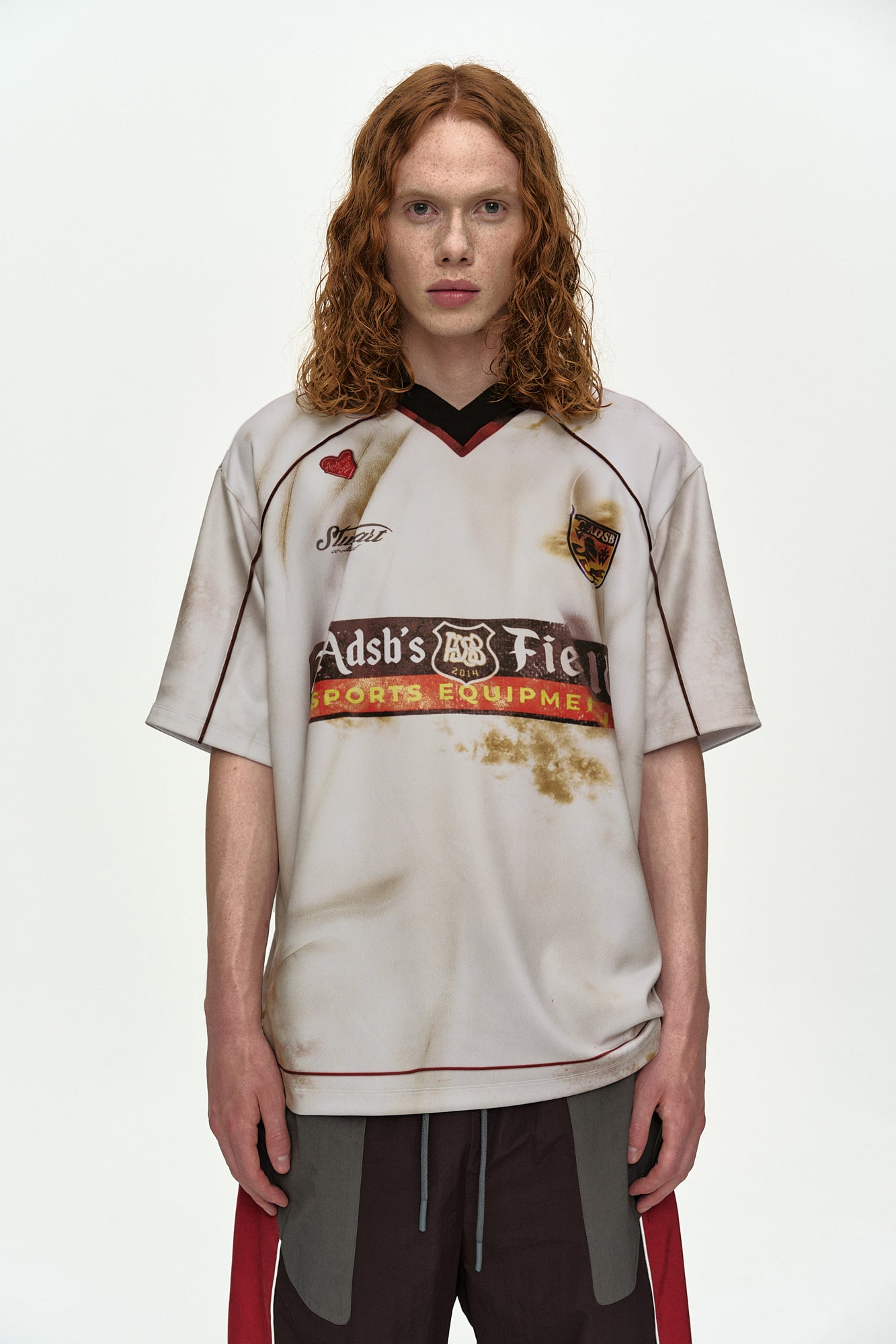 Andersson Bell - Dust Printed Football Jersey T-Shirt (White) product image 6 | TRAB K-Fashion Australia