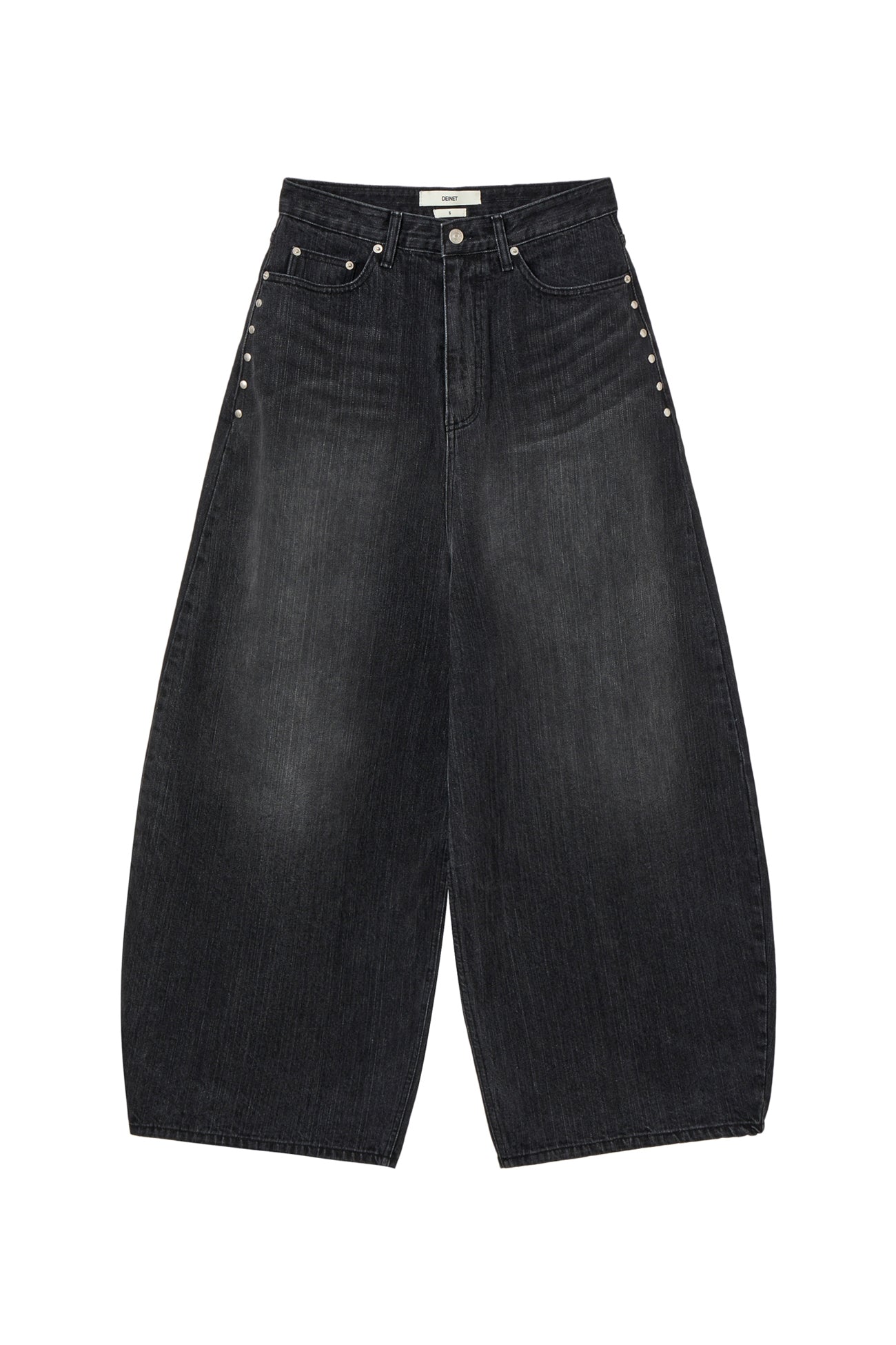 Deinet - Balloon Fit Denim Jeans (Black) product image 1 | TRAB K-Fashion Australia