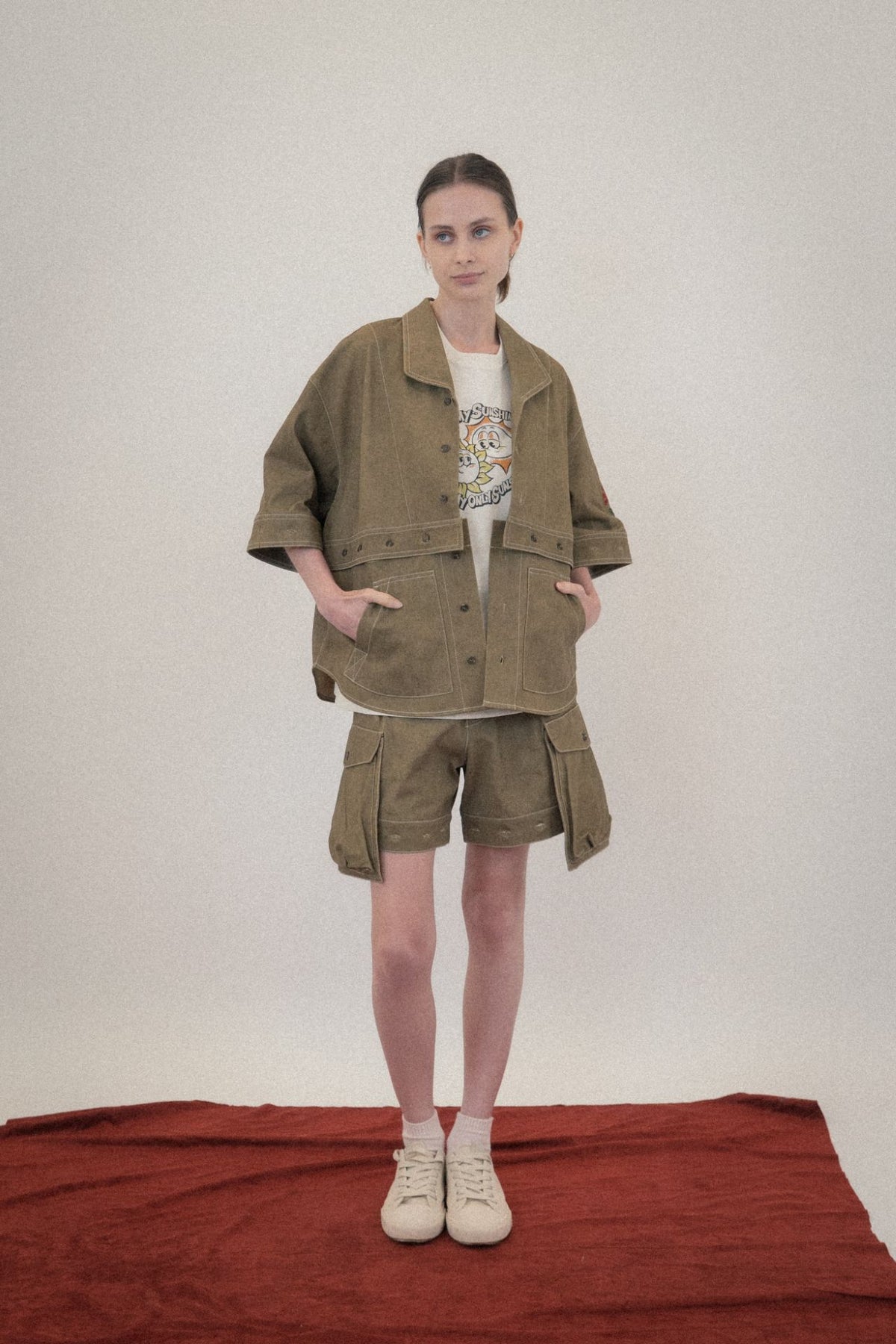 Ioedle - Assembly Jacket Where Imagination Blossoms (Sand) product image 14 | TRAB K-Fashion Australia