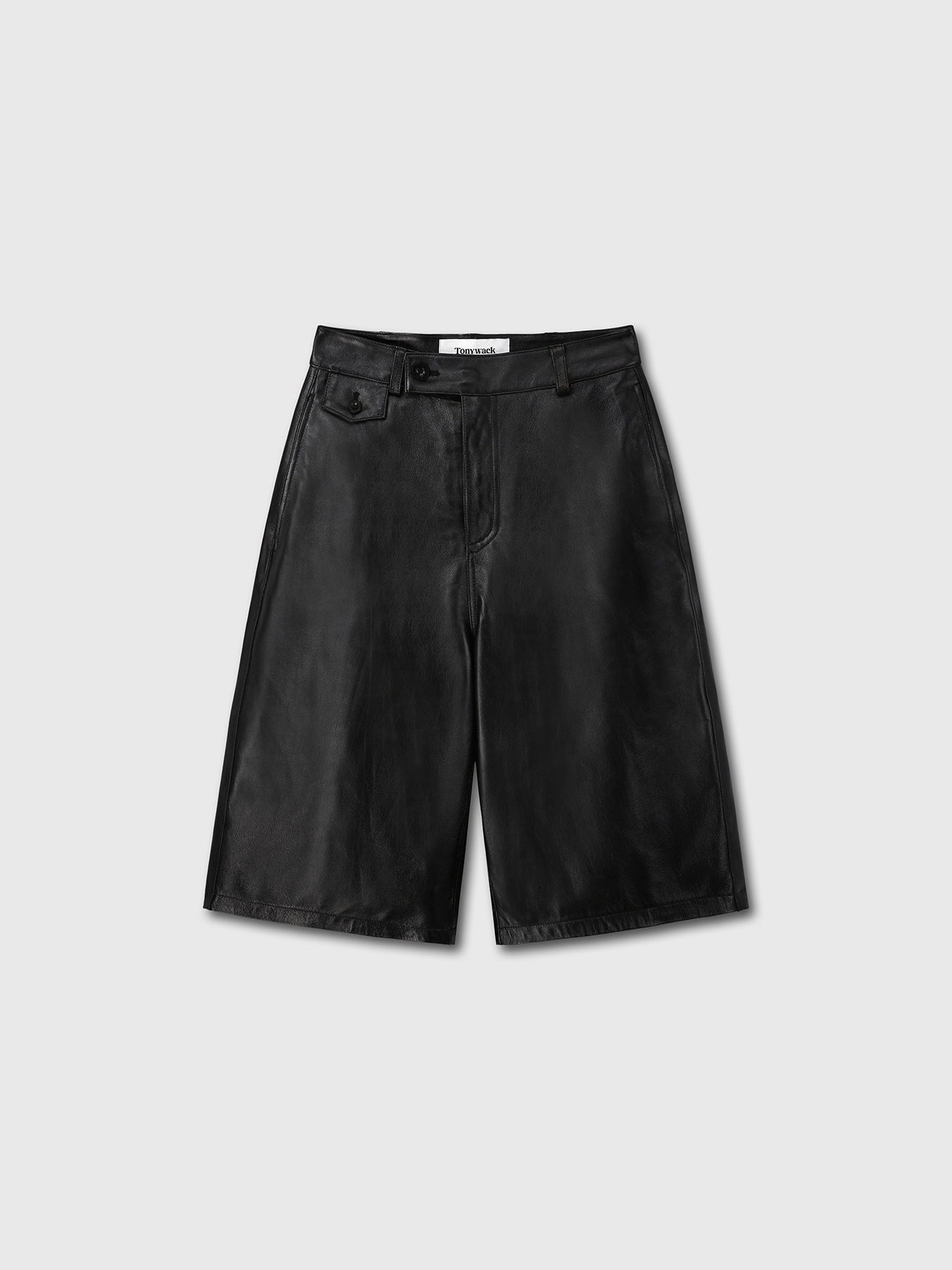 Tonywack - Leather Bermuda Shorts (Black) product image 7 | TRAB K-Fashion Australia