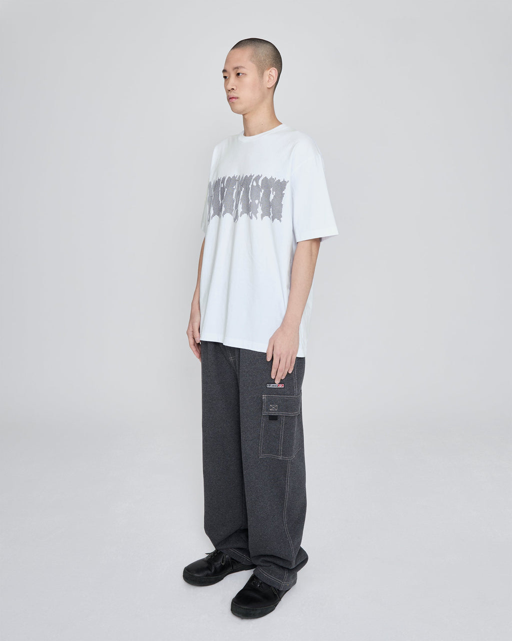 yeseyesee - Y.E.S Typo Tee (White) product image 8 | TRAB K-Fashion Australia