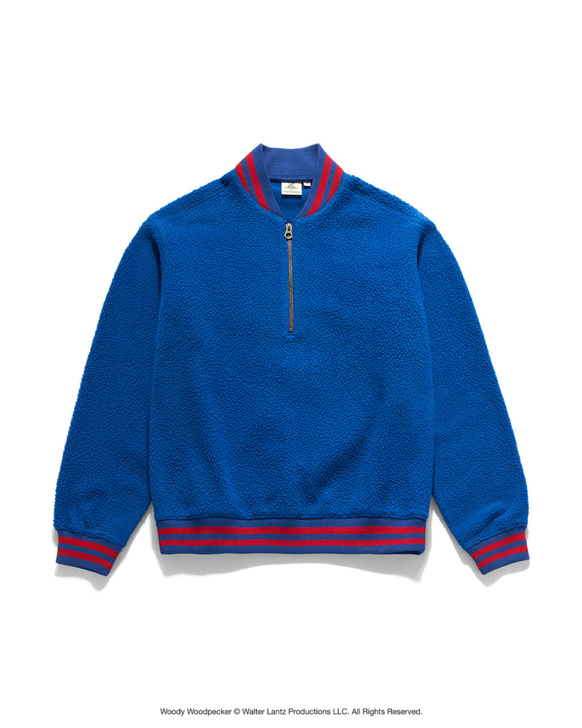 Eastlogue - Woody Fleece Half Zip-up Sweat (Blue) product image 2 | TRAB K-Fashion Australia