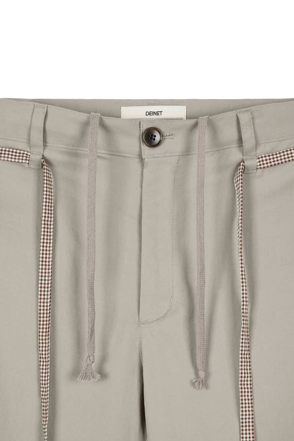 Deinet - Deinet Check String Pants (Beige) product image 4 | TRAB K-Fashion Australia