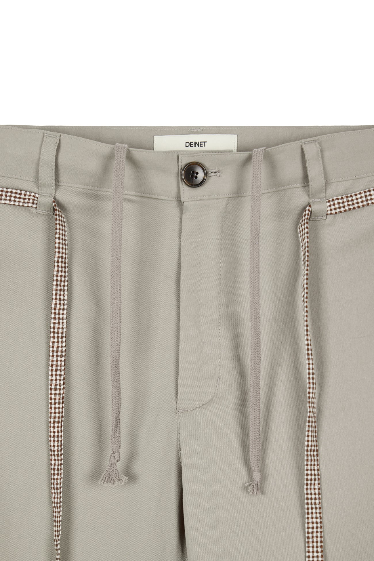 Deinet - Deinet Check String Pants (Beige) product image 4 | TRAB K-Fashion Australia