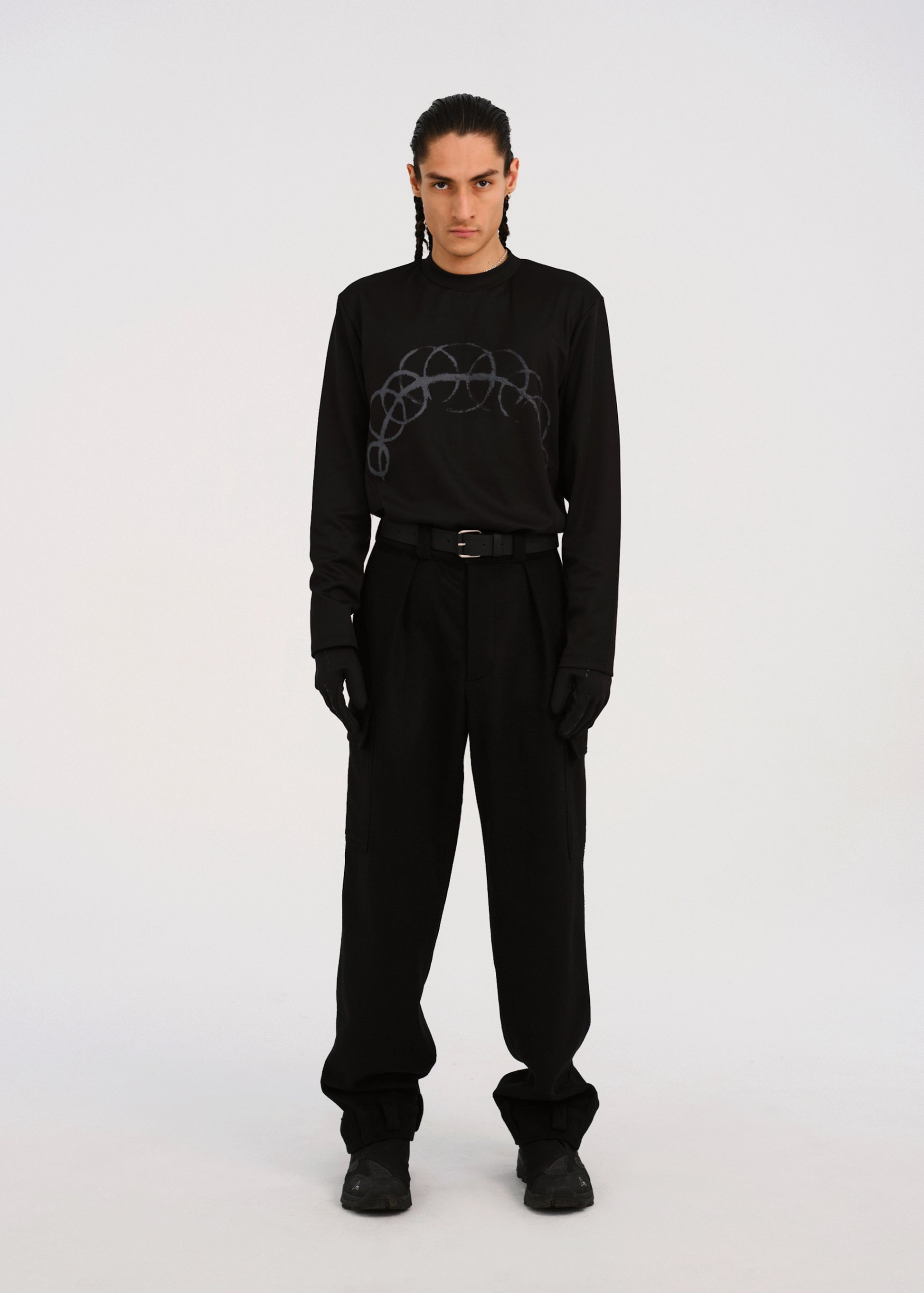 Hyein Seo - Military Wool Pants (Black) product image 6 | TRAB K-Fashion Australia