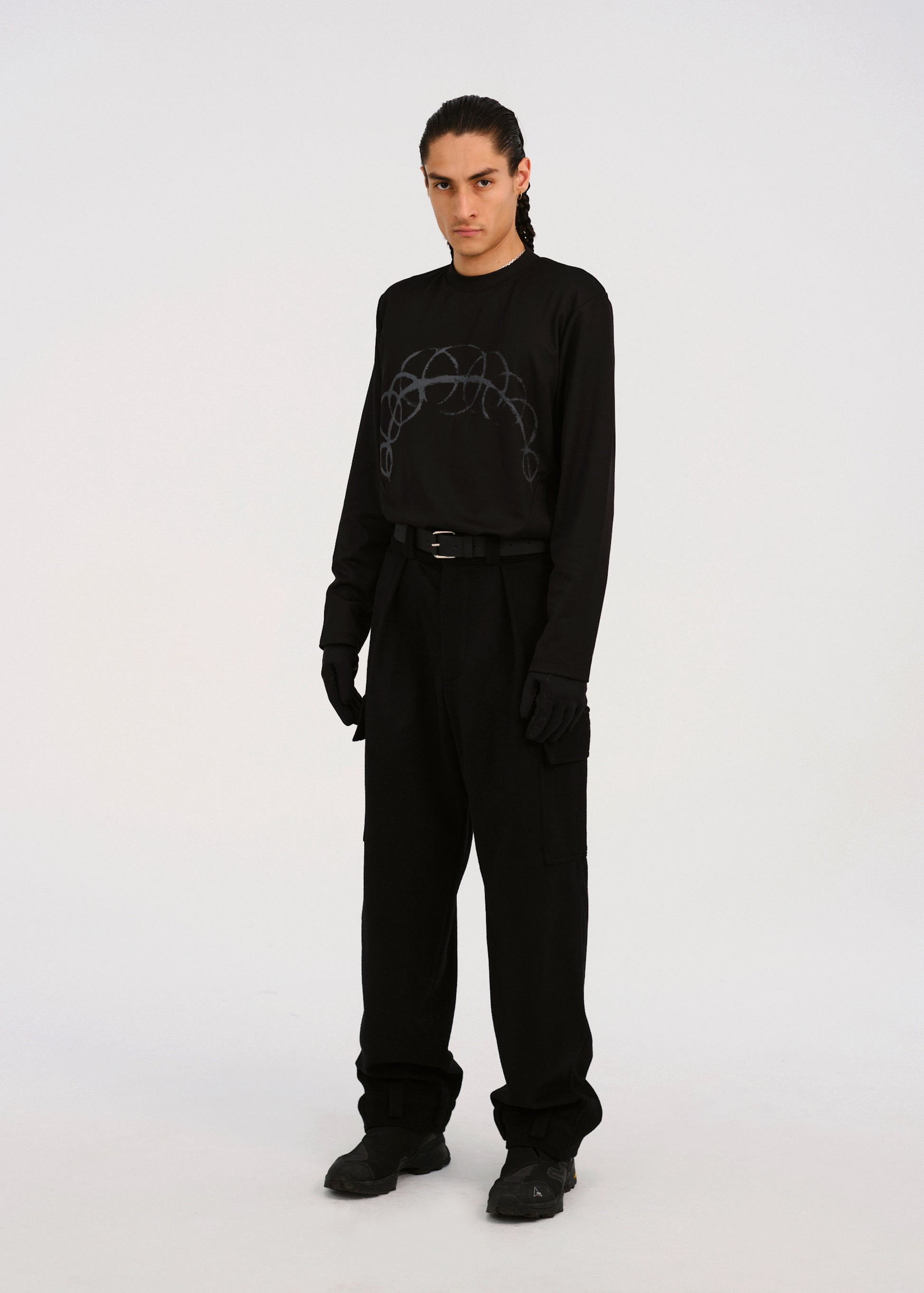 Hyein Seo - Military Wool Pants (Black) product image 5 | TRAB K-Fashion Australia