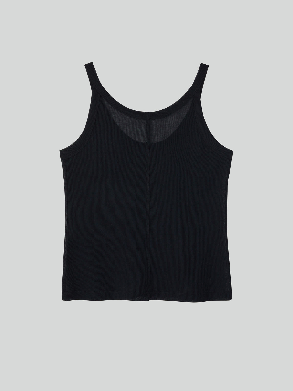 Recto - Sheer Jersey Tank Top (Black) product image 4 | TRAB K-Fashion Australia