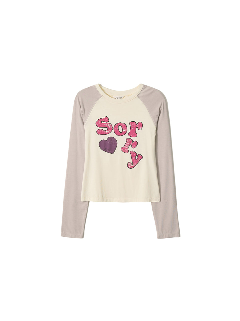 Kijun - Sorry Raglan Tee (Ivory) product image 9 | TRAB K-Fashion Australia