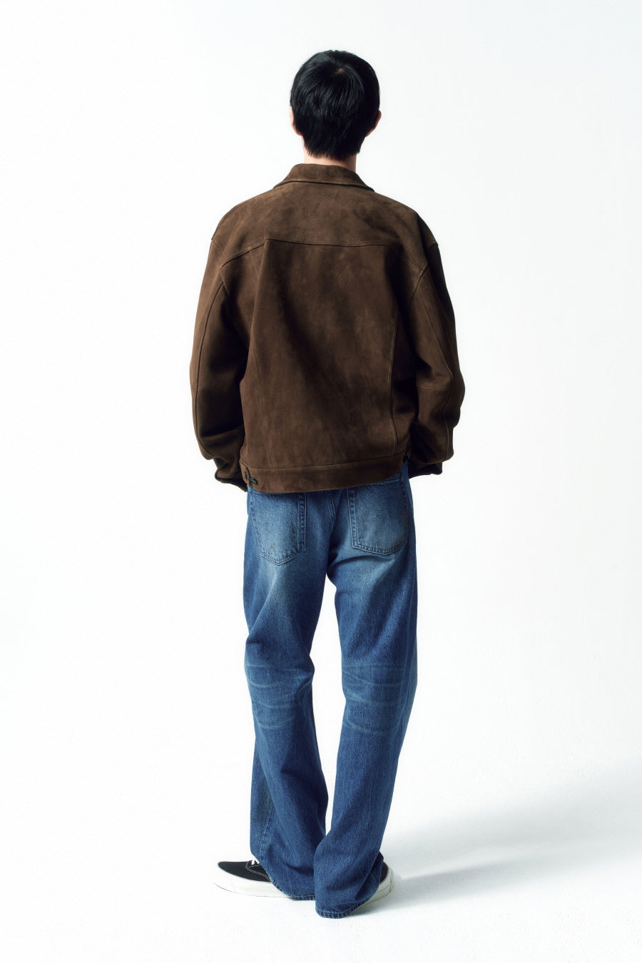 Insilence - Dirty Paint Denim Pants (Blue) product image 3 | TRAB K-Fashion Australia