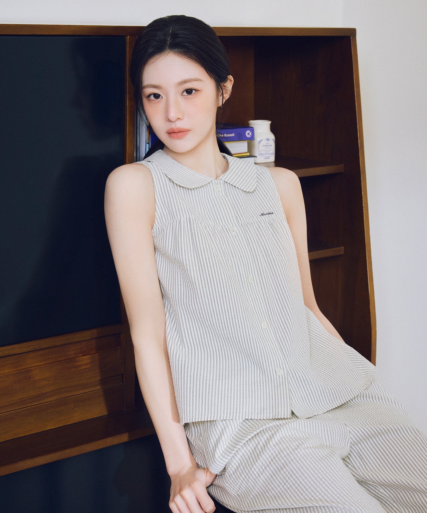 Marithe & Francois Girbaud - Marine Easy Pants (Stripe) product image 3 | TRAB K-Fashion Australia