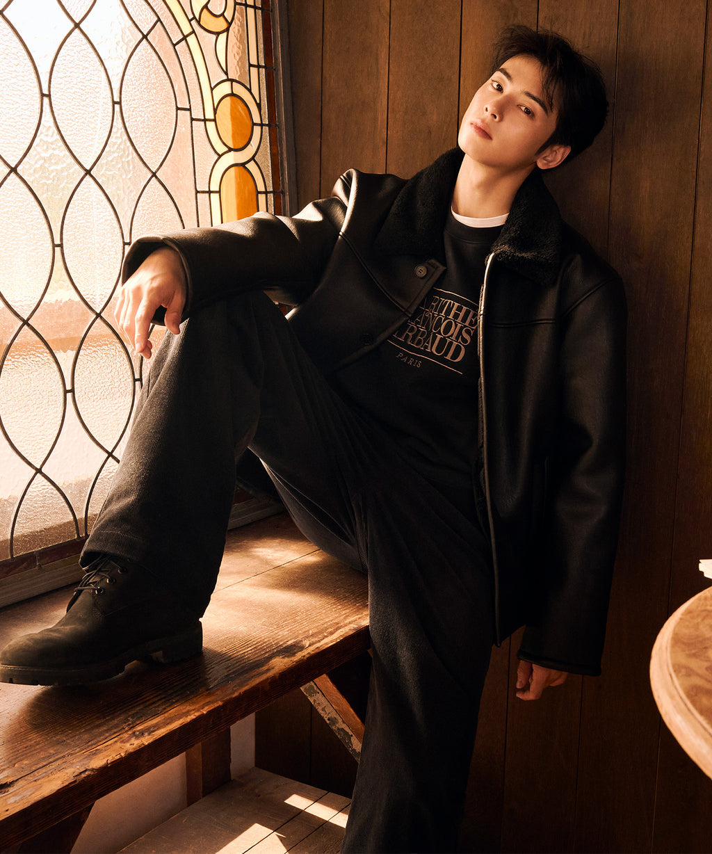 Marithe & Francois Girbaud - Corduroy Pants (Black) product image 3 | TRAB K-Fashion Australia