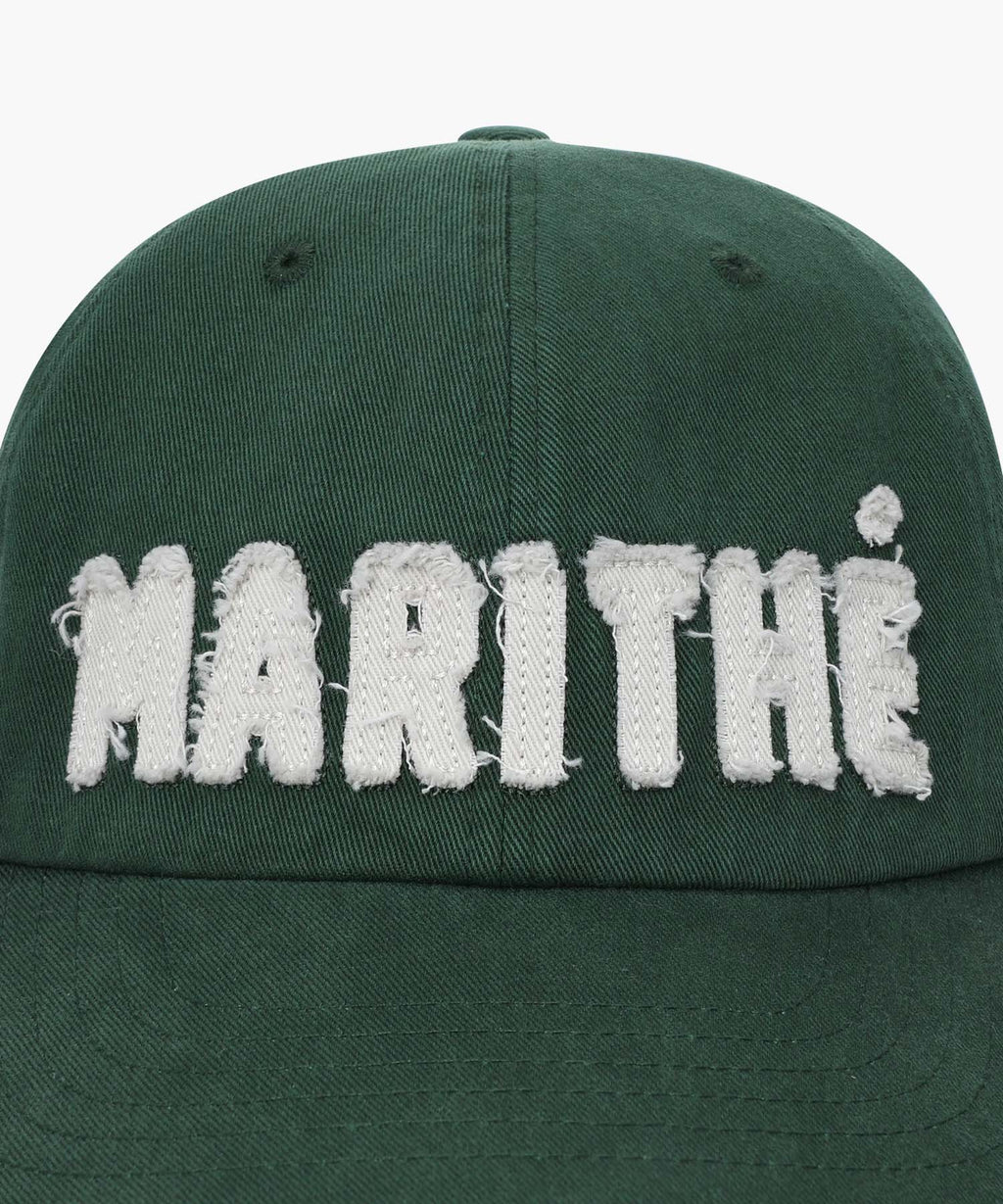 Marithe & Francois Girbaud - Marithe Applique Flat Brim Cap (Green) product image 3 | TRAB K-Fashion Australia