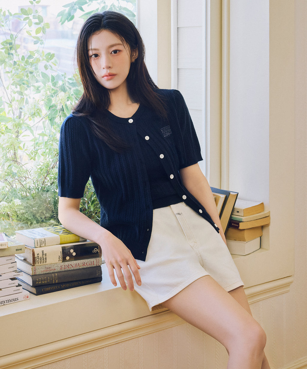 Marithe & Francois Girbaud - Denim Shorts (Ecru) product image 3 | TRAB K-Fashion Australia