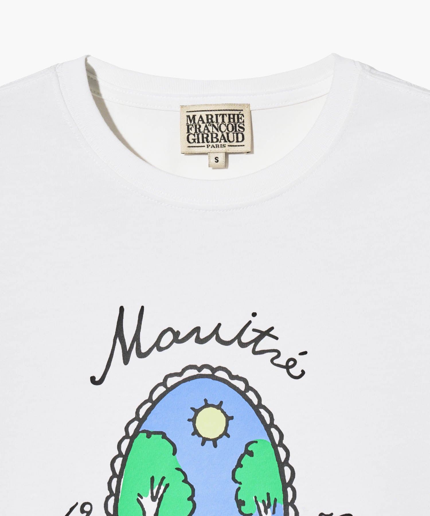 Marithe & Francois Girbaud - Nature Graphic Recycle Tee (White) product image 3 | TRAB K-Fashion Australia