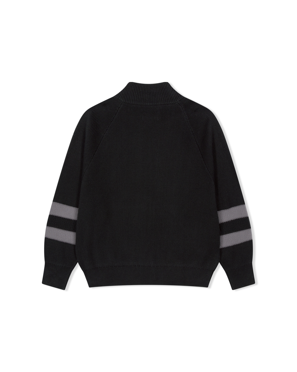 yeseyesee - Front Pocket Knit Zip-Up (Black) product image 2 | TRAB K-Fashion Australia