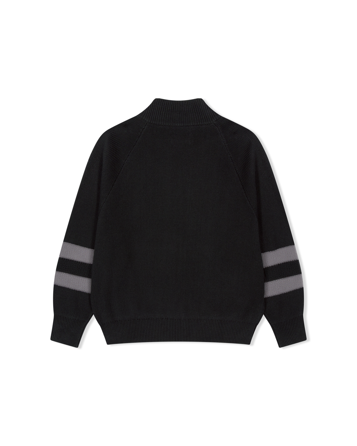 yeseyesee - Front Pocket Knit Zip-Up (Black) product image 2 | TRAB K-Fashion Australia