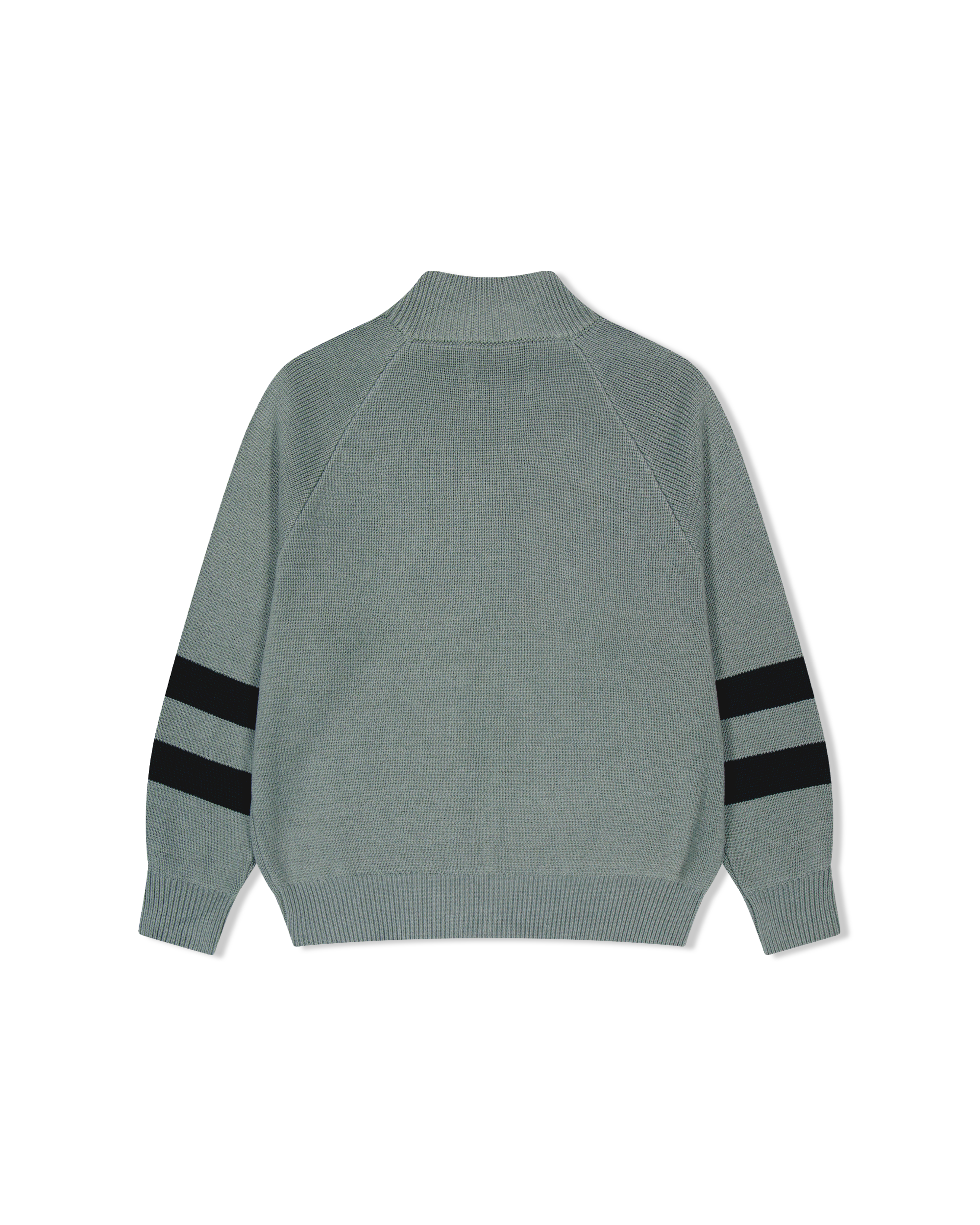 yeseyesee - Front Pocket Knit Zip-Up (Ash Blue) product image 2 | TRAB K-Fashion Australia